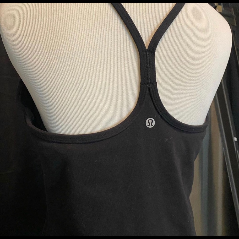 Black athletic tank